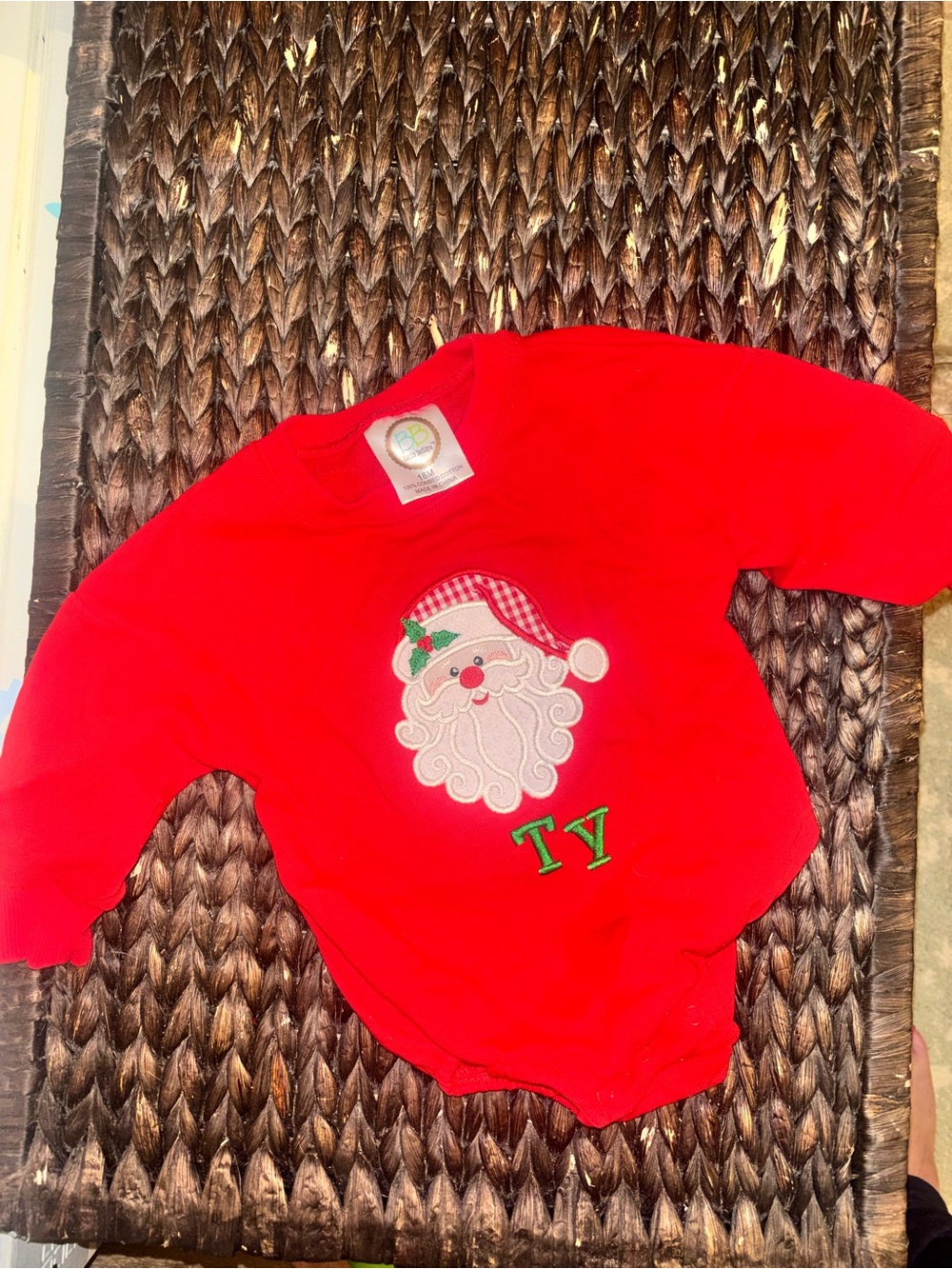 Red kids Santa “Ty” bubble